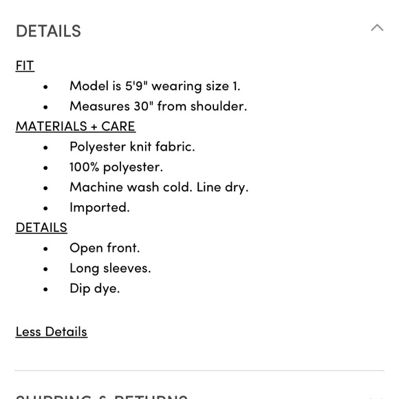 Torrid Ruana - Picture 5 of 9